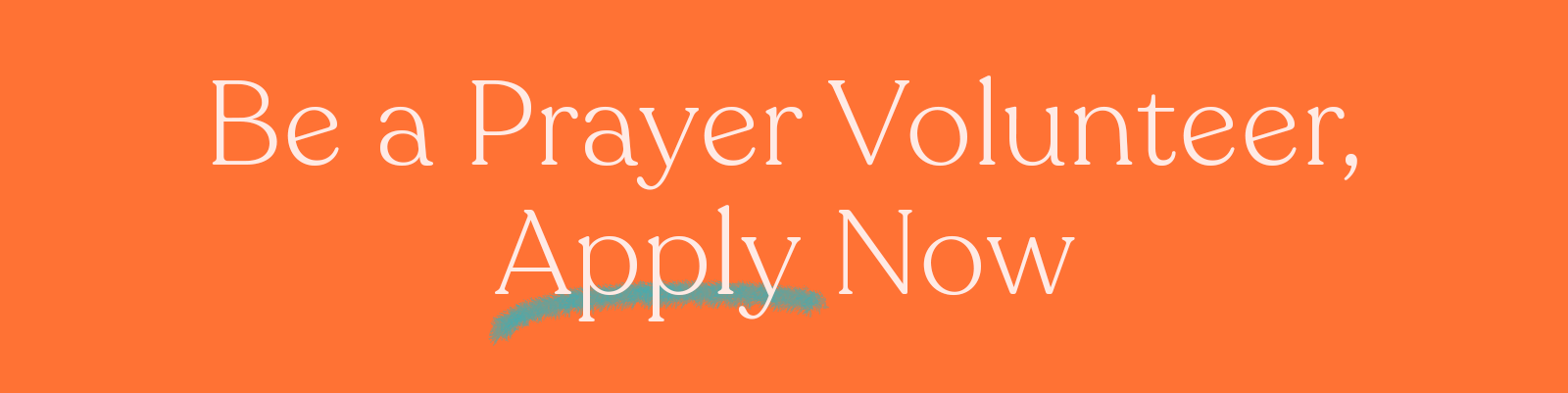Prayer Voluntter Slider